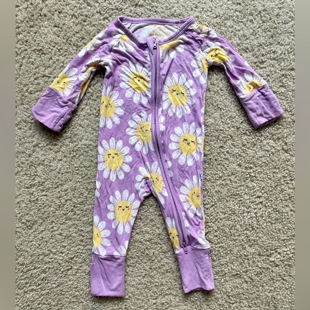 Little Sleepies Flower Power Zippy NB